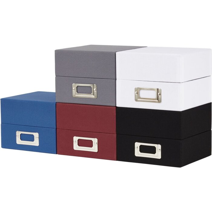 HNFD Lněný box na fotografie Sawala 700 fotografií 10x15 cm s přepážkami