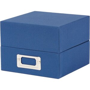 HNFD Lněný box na fotografie Sawala 700 fotografií 10x15 cm s přepážkami