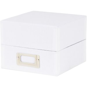 HNFD Lněný box na fotografie Sawala 700 fotografií 10x15 cm s přepážkami