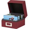HNFD Lněný box na fotografie Sawala 700 fotografií 10x15 cm s přepážkami