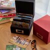 HNFD Lněný box na fotografie Sawala 700 fotografií 10x15 cm s přepážkami