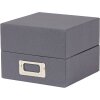 HNFD Lněný box na fotografie Sawala 700 fotografií 10x15 cm s přepážkami