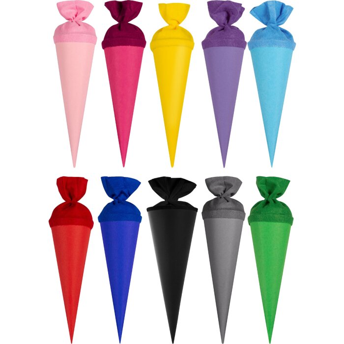 Goldbuch Kreativní školní kužel s filcovým zapínáním 35 cm