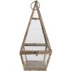 Clayre & Eef 65277 Lucerna 19x19x45 cm hnědá