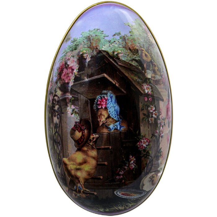 Clayre & Eef 65341 Dekorační vejce 7x11x7 cm Fialové