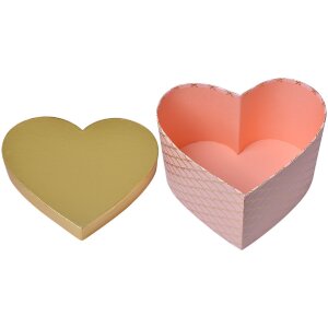 Clayre & Eef Skladovací boxy Srdce...