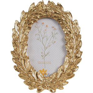 Clayre & Eef Fotorámeček zlatý 10x2x13 cm 7x9 cm