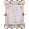 Clayre & Eef 2F1055 Růžový rámeček na obrázky 16x2x21 cm 10x15 cm Romantický