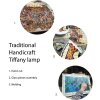 LumiLamp 5LL-6352 Stolní lampa Tiffany Green Ø 51x75 cm E27/max 2x60W