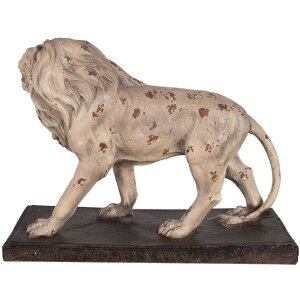 Clayre & Eef Dekorativní lev 55x23x40 cm béžovo-hnědý