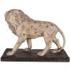Clayre & Eef Dekorativní lev 55x23x40 cm béžovo-hnědý