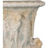 Clayre & Eef 5MG0033 Nástěnný květináč béžový 47x23x77 cm pro stylové dekorace