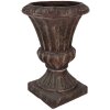 Clayre & Eef 5MG0037 Dekorace Květináč 40x40x52 cm hnědý