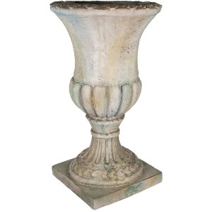 Clayre & Eef Květináč zelený béžový 44x44x75 cm Dekorace