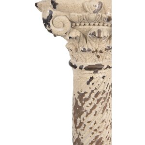 Clayre & Eef 5PR0134 Svícen 16x16x63 cm béžovo-hnědý