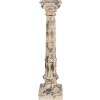 Clayre & Eef 5PR0134 Svícen 16x16x63 cm béžovo-hnědý