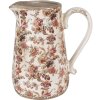 Clayre & Eef 6CE1651L Dekorace Džbán 21x15x23 cm Béžová Růžová