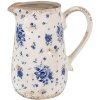 Clayre & Eef 6CE1660M Dekorace Džbán 16x12x18 cm Béžová modrá