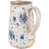 Clayre & Eef 6CE1660M Dekorace Džbán 16x12x18 cm Béžová modrá