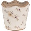 Clayre & Eef 6CE1672M Dekorace Květináč Ø 16x15 cm Béžová modrá