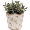 Clayre & Eef 6CE1672M Dekorace Květináč Ø 16x15 cm Béžová modrá