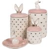 Clayre & Eef 6CE1681 Mísa Ø 14x9 cm růžová