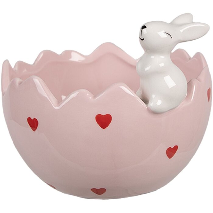 Clayre & Eef 6CE1694 Dekorativní miska 13x12x10 cm růžová