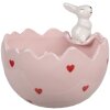 Clayre & Eef 6CE1694 Dekorativní miska 13x12x10 cm růžová