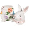 Clayre & Eef 6CE1703 Úložný květináč 16x15x29 cm bílý růžový