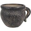 Clayre & Eef 6CE1708 Květináč černohnědý 17x14x12 cm Dekorace