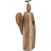 Clayre & Eef 6H2342 Vánoční dekorace anděl 13x5x22 cm hnědá