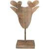Clayre & Eef 6H2375 Dekorace sob 16x8x25 cm hnědá
