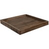 Clayre & Eef 6H2381 Podnos dřevo hnědý 38x38x4 cm Elegantní design