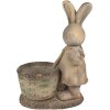 Clayre & Eef 6MG0030 Dekorace do květináče 38x22x49 cm hnědá béžová