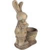 Clayre & Eef 6MG0031 Květináč hnědý béžový 38x22x49 cm Dekorace