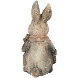 Clayre & Eef Dekorační králík šedý 22x19x41 cm