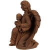 Clayre & Eef 6PR4064 Dekorace Anděl 13x11x18 cm hnědá
