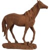 Clayre & Eef 6PR4078 Dekorace Kůň 21x7x21 cm Hnědá