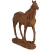 Clayre & Eef 6PR4078 Dekorace Kůň 21x7x21 cm Hnědá
