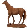 Clayre & Eef 6PR4078 Dekorace Kůň 21x7x21 cm Hnědá