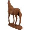 Clayre & Eef 6PR4078 Dekorace Kůň 21x7x21 cm Hnědá