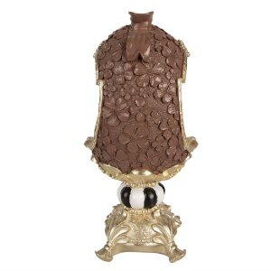 Clayre & Eef Dekorační Zajíček ve Vajíčku Hnědá 16x14x30 cm