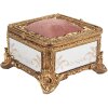 Clayre & Eef 6PR4132 Šperkovnice zlaté barvy 12x12x7 cm