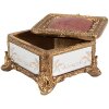 Clayre & Eef 6PR4132 Šperkovnice zlaté barvy 12x12x7 cm