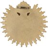 Clayre & Eef 6PR4133 Nástěnná dekorace 17x2x16 cm Zlatá barva