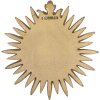 Clayre & Eef 6PR4134 Nástěnná dekorace Ø 25x2 cm Zlatá barva