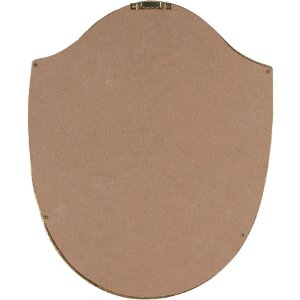 Clayre & Eef 6PR4135 Nástěnná dekorace zlatá 25x30 cm