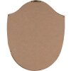 Clayre & Eef 6PR4135 Nástěnná dekorace zlatá 25x30 cm