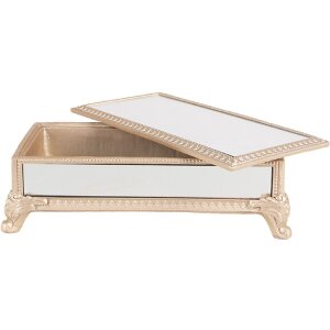 Clayre & Eef 6PR4136 Šperkovnice béžová 21x11x7 cm Elegantní design