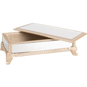 Clayre & Eef 6PR4136 Šperkovnice béžová 21x11x7 cm Elegantní design